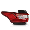 G-PLUS LED Rear Left Tail Light Assembly Compatible with Chevy Traverse 2018 2019 2020 2021 Left Rear Brake Lamp Luces Traseras, 84618033, GM2804130, Red Lens