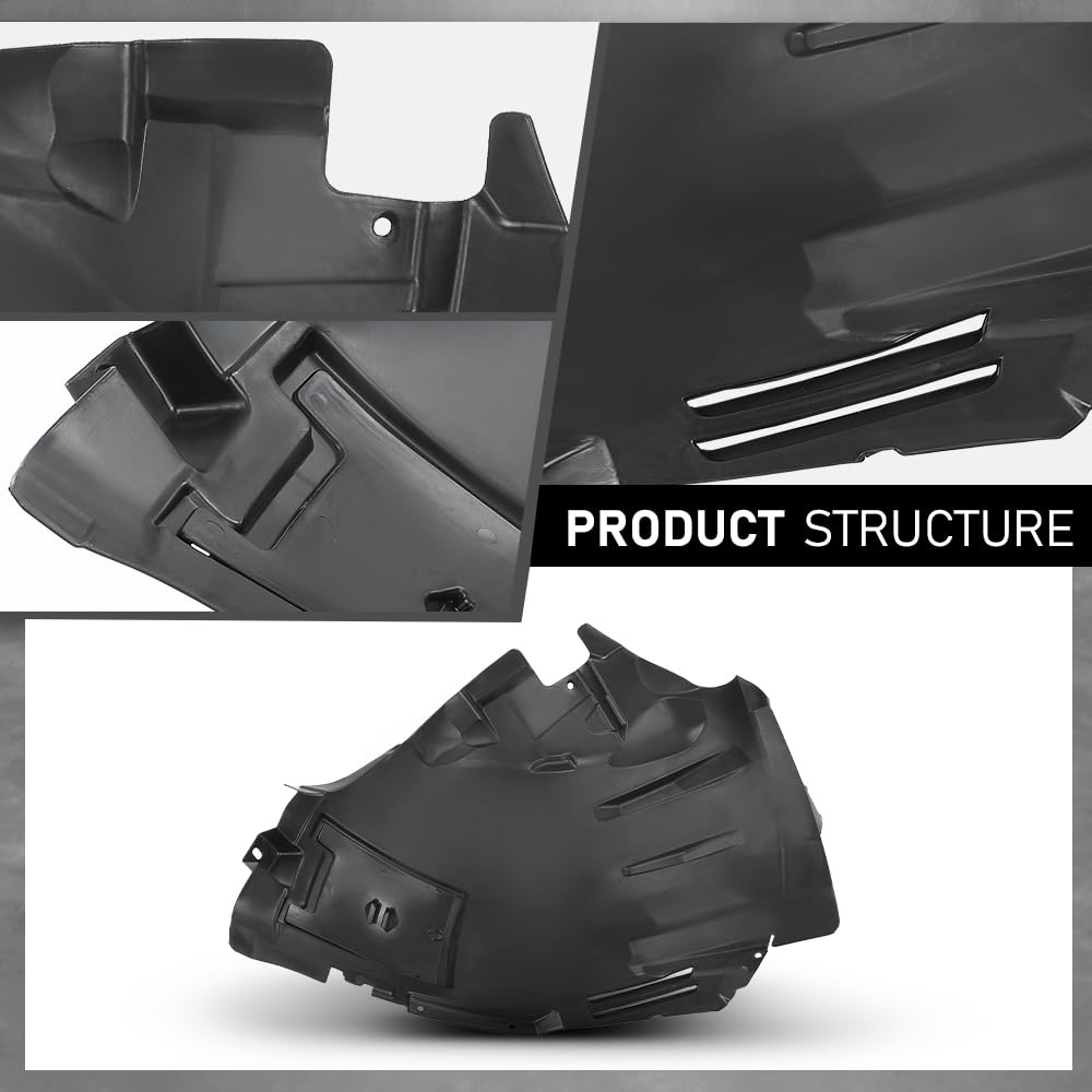 G-PLUS Front Left Fender Liner Inner Assembly, Compatible with Benz GLE350d GLE450 4Matic 2016/ GLE43 GLE63 2016-2019, Driver Side, 2926900030, MB1248194