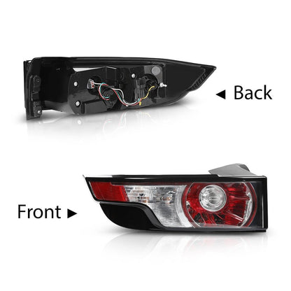 G-PLUS Tail Light Rear Brake Lamp Left Driver Side Compatible with Land Range Rover Evoque 2011-2015 Luces Traseras Rear Brake Lamps Assembly