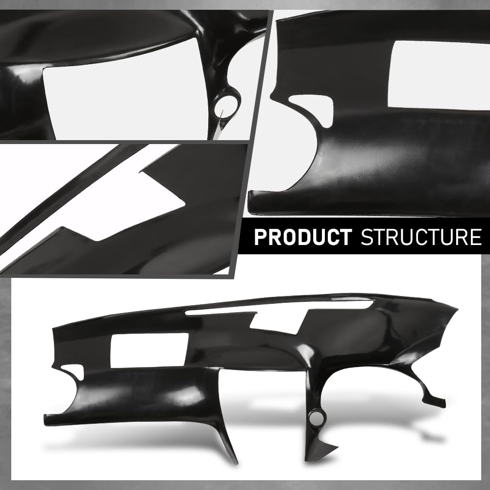 G-PLUS TPE Dash Dashboard Cover, Compatible with LX IS250 IS350 C 2010-2013, Fit LX IS250 IS350 Base 2006-2013 Black