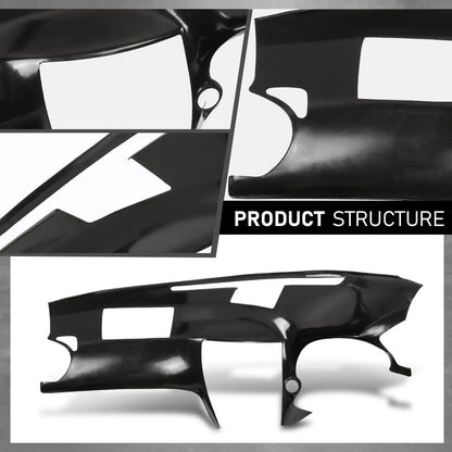 G-PLUS TPE Dash Dashboard Cover, Compatible with LX IS250 IS350 C 2010-2013, Fit LX IS250 IS350 Base 2006-2013 Black