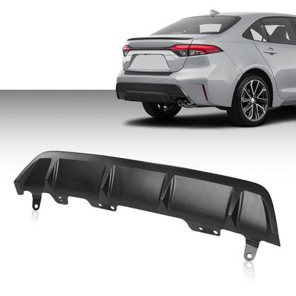 G-PLUS Rear Bumper Lower Valance Cover Compatible with Toyota Corolla XSE SE 2020-2021 5245302900 TO1144104