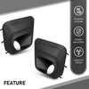 G-PLUS Front Fog Light Cover Bezel Trims, Compatible with Subaru Forester 2019-2021, LH Driver & RH Passenger Side 2PCS, 57731SJ050, 57731SJ040