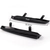 G-PLUS Mean Look Upper Headlight Cover Eyelids Replacement for 1999-2005 VW Compatible with Jetta MK4 1 Pair Black