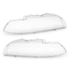 G-PLUS Headlight Lens Cover Compatible with BMW 5 Series E39 Facelift 2000-2003 Left & Right Pair Front Headlamp Lens Cover Clear