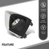 G-PLUS Fog Light Covers Front Driver Left Side Hand Compatible with Buick Envision (submodel: Base, Essence, Preferred, Premium, Premium II) 2019 2020 42489938, GM1038266 Chrome Black