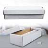 G-PLUS 2-Cell Trading Card Storage Box 1600 Count Corrugated Cardboard Box Holds over 300 3x4 Toploads Sports/Trading Card (Card not included)