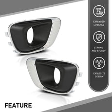 G-PLUS Fog Light Cover Trim for Jeep Compass 2011-2017 LH RH Product Specifications