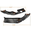 G-PLUS Engine Bay Side Panel Covers Left and Right Side Compatible with Honda Civic 2016 2017 2018 Long Version X Gen 10 Generation 2 PCS