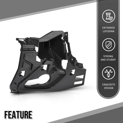 G-PLUS Front Right Bumper Bracket Mount Support Compatible with Volvo XC60 2018 2019 2020 2021 31425174 Black