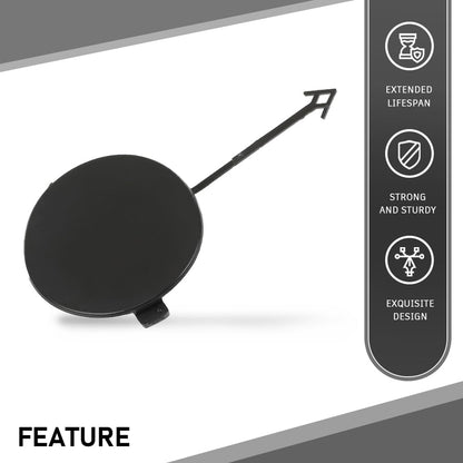 G-PLUS Front Bumper Trailer Towing Tow Hook Eye Cover Compatible with Audi A4 B8 2012-2015 facelifted,NOT Fit S LINE 8K5807241C