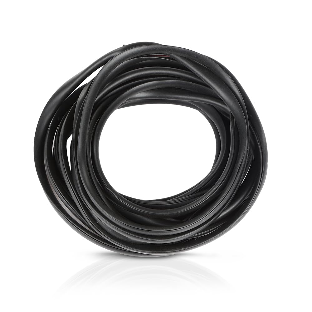 G-PLUS Fender Flare Rubber Seal 18 Feet(5.4864m) Edge Trim, Fender Flare Gasket Universal Fit for Car and Truck Wheel Wells