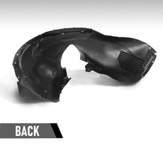G-PLUS Front Splash Shield Right Side Compatible with Volvo XC60 2018-2023 Black Close-up View