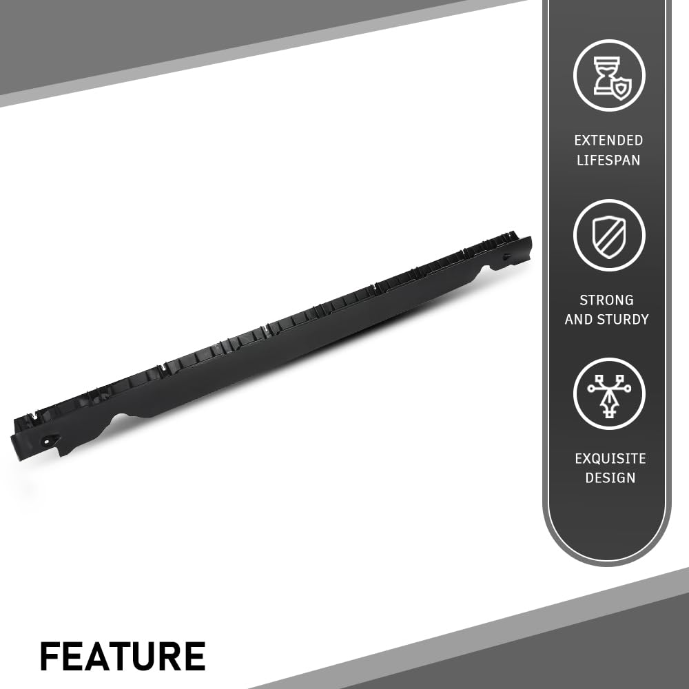 G-PLUS Door Skirt Molding Lower Rocker Carrier Cover Left Side Compatible with Tesla Model Y 2020 2021 2022 2023 149774100B, 1497741-00-B Black