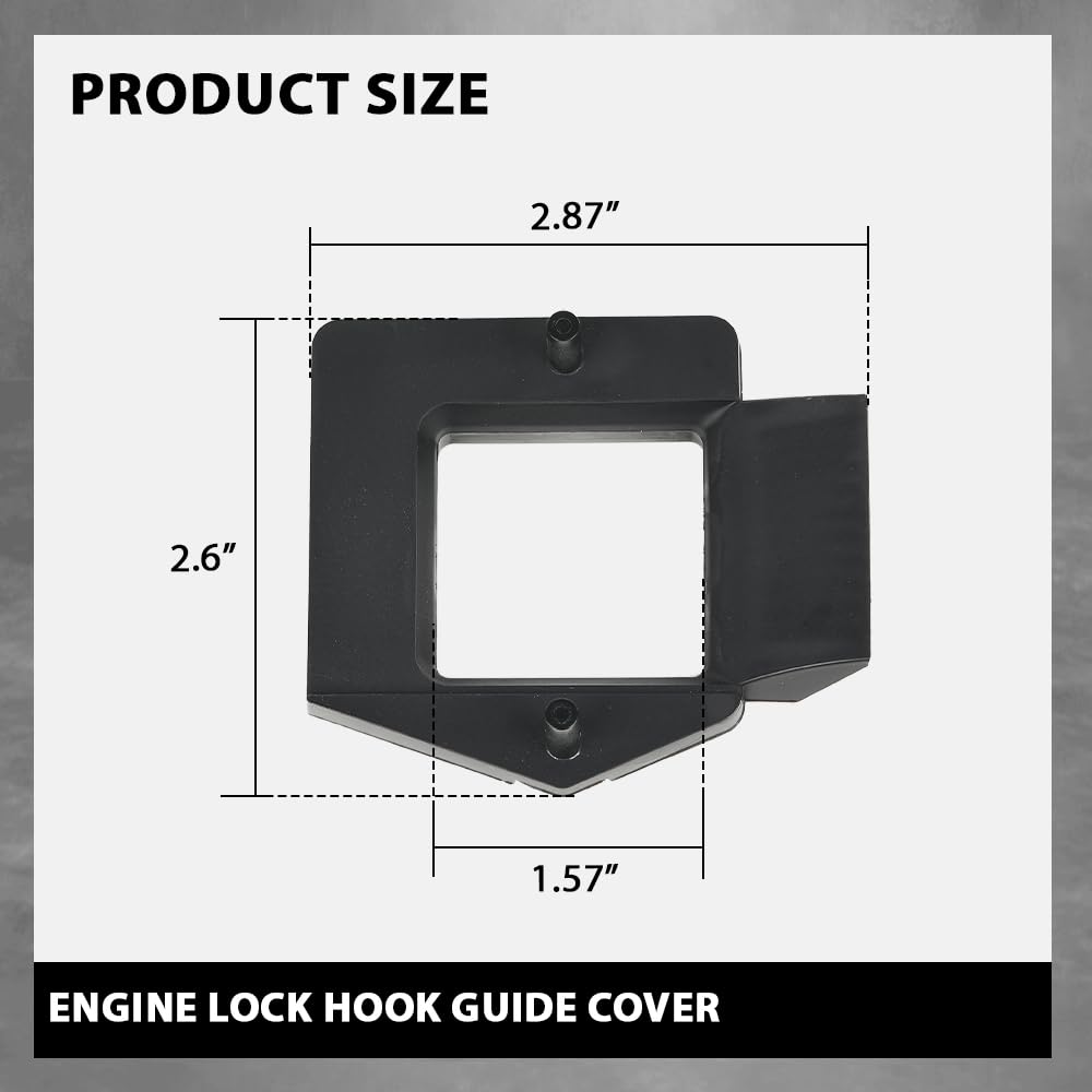 G-PLUS Engine Lock Hook Guide Holder Cover Compatible with Jaguar XF XFR 2009-2015 C2Z29303