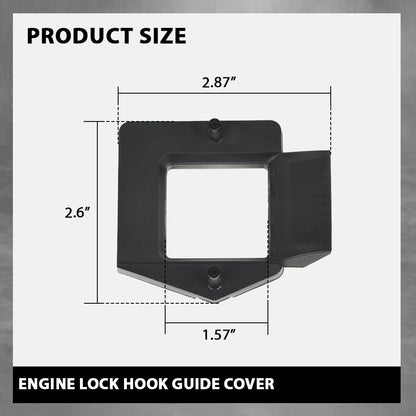 G-PLUS Engine Lock Hook Guide Holder Cover Compatible with Jaguar XF XFR 2009-2015 C2Z29303