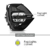 G-PLUS LED Pair Fog Lights, Compatible with Kia Sportage S/LX/EX/SX Turbo 2020 2021, W/o Wiring Harness, Left Driver & Right Passenger Side 2PCS