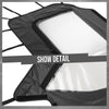 G-PLUS Soft Upper Doors Compatible with Polaris RZR XP 1000 and RZR XP Turbo 2014-2022 Fit Polaris RZR S 1000 2016-2020 Black 2 Pcs