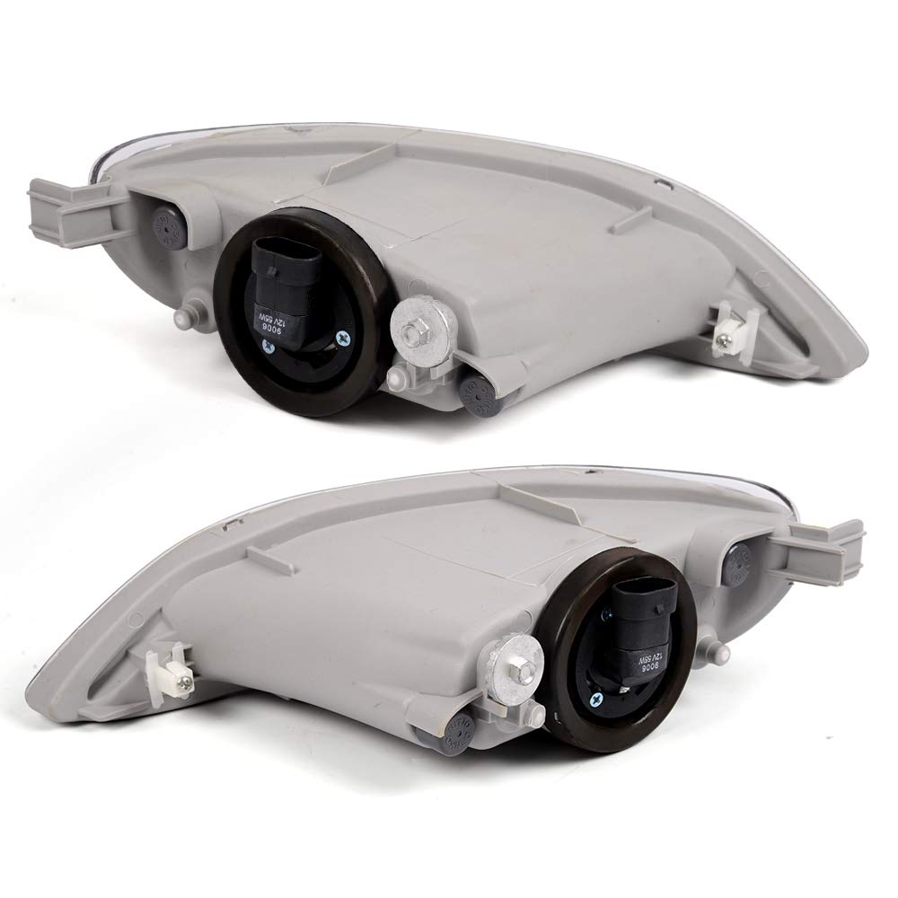 Fog Lights 9006 12V 55W Halogen Lamp Clear Lens With Bulbs For 2002-2004 Replacement For Toyota Camry / 2004-2008 Corolla / 2002-2003 Solara