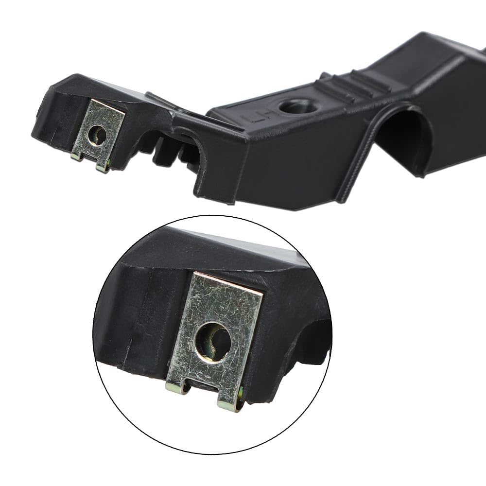 G-PLUS Bumper Front Bracket Mounting Left Driver Side Compatible with Kia Rio 2018-2020 86513H9000 Black