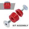 G-PLUS Body Cab Mount Bushing Kit Compatible with Ford F250 F350 Super Duty 2WD and 4WD 2008-2016 KF04060BK Red