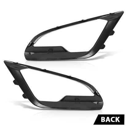 G-PLUS Pair Front Bumper Fog Light Lamp Cover Bezel, Compatible with Ford EcoSport 2018-2021, LH Driver & RH Passenger 2PCS, FO1038179, FO1039179