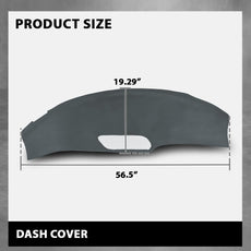 G-PLUS TPE Dash Cover Dashboard Panel for Pontiac Firebird 1993-1996 Dark Gray Additional Angle