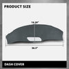 G-PLUS TPE Dash Cover Dashboard Panel Compatible with Pontiac Firebird 1993 1994 1995 1996 Dark Gray