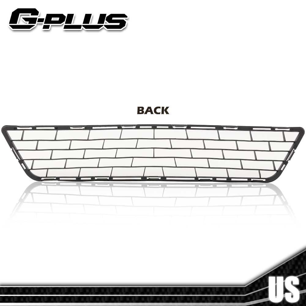 G-PLUS Front Bumper Lower Grille Black Compatible with Nissan Sentra 1.8l 2013 2014 2015 62254-3SH0A