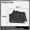 G-PLUS Front Right Underbody Splash Shield Guard Cover, Compatible with Audi A6 S6 A7 2011-2017/ A6 Allroad 2013-2017, 4G0825202A