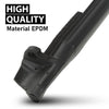 G-PLUS Top Mount Side Weatherstrip Seal Pair Compatible with Chevy Corvette 1997-2004 0313370, 10313371 Black