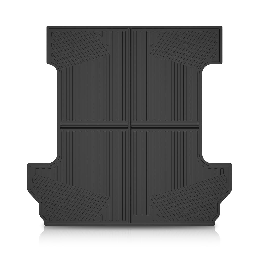 G-PLUS Truck Bed Floor Mat Compatible with Chevy Silverado GMC Sierra 1500 2019-2024 5.8ft Bed Car Bed Liner
