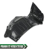 G-PLUS Front Passenger Right Side Fender Liner Splash Shield Compatible with Infiniti 2014-2022 Q50 Front Fender Liner Replacement 638404GA0B-PFM IN1249130