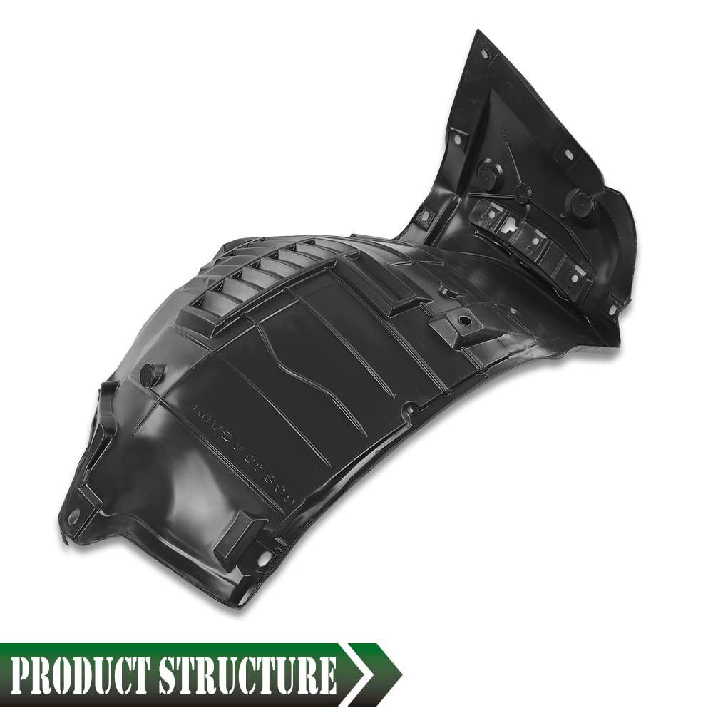 G-PLUS Front Passenger Right Side Fender Liner Splash Shield Compatible with Infiniti 2014-2022 Q50 Front Fender Liner Replacement 638404GA0B-PFM IN1249130
