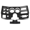 G-PLUS Dash Bezel Compatible with 1984-1987 Chevy GMC Truck Instrument Cluster Bezel w/Air Conditioning & Lower Column Cover (w/o Wiper Switch Hole) Replace for 14057869
