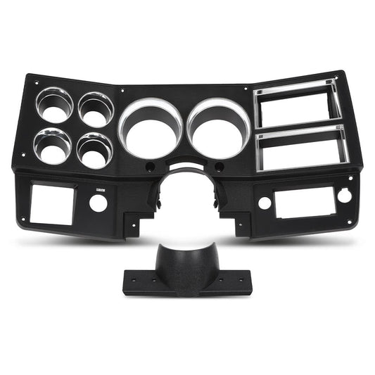 G-PLUS Dash Bezel Compatible with 1984-1987 Chevy GMC Truck Instrument Cluster Bezel w/Air Conditioning & Lower Column Cover (w/o Wiper Switch Hole) Replace for 14057869