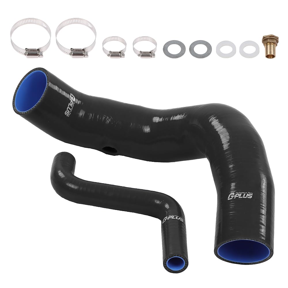 G-PLUS Black Fuel Hose Complete Kit Compatible with Jeep CJ5 CJ6 1970 1971 1972 1973 1974 1975