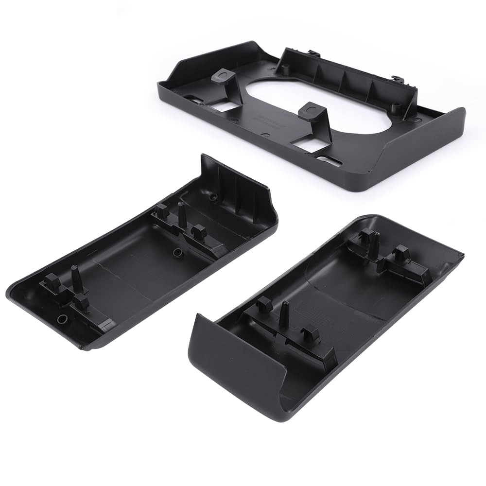 G-PLUS Front Bumper Guards Pads & License Plate Frame Bracket Compatible with Ford F150 2009-2014 9L3Z17E810B, 9L3Z17A385A, FO1053100, FO1068134