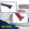 G-PLUS Rear Window Spoiler Side Wing Trim Cover Compatible with 2015-2017 BMW 1 Series F20 (Glossy Black)
