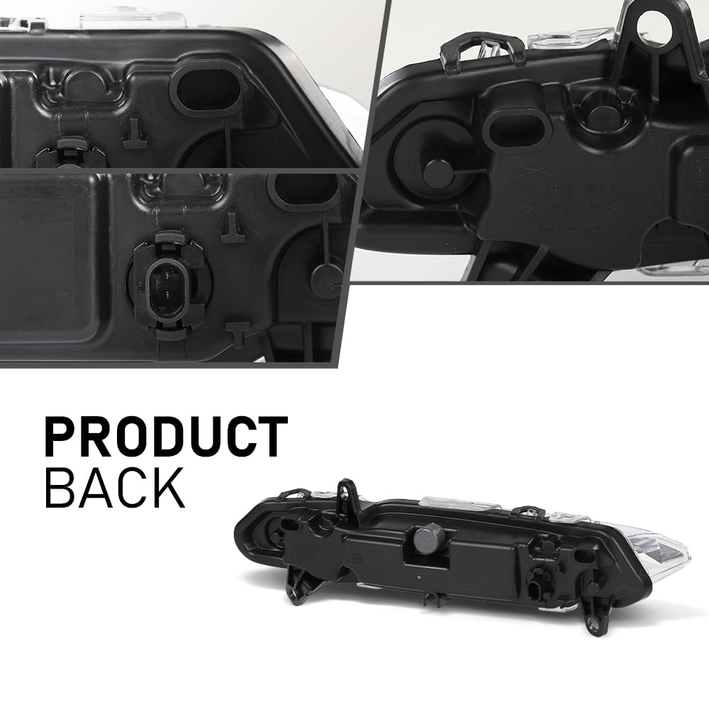 G-PLUS LED Left Fog Light DRL Daytime Running Lamps, Compatible with W204 X204 W216 W218 W221 W251 2008-2014, LH Driver Side, 2218201756, A2218201756