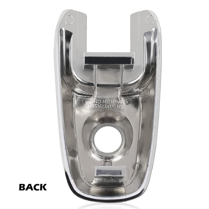 G-PLUS Front Driver Chrome Exterior Door Handle Lock Cylinder Cap Compatible with 2011-2019 Ford Explorer