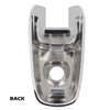 G-PLUS 1PC Front Driver Chrome Exterior Door Handle Lock Cylinder Cap Compatible with 2011-2019 Ford Explorer Silver
