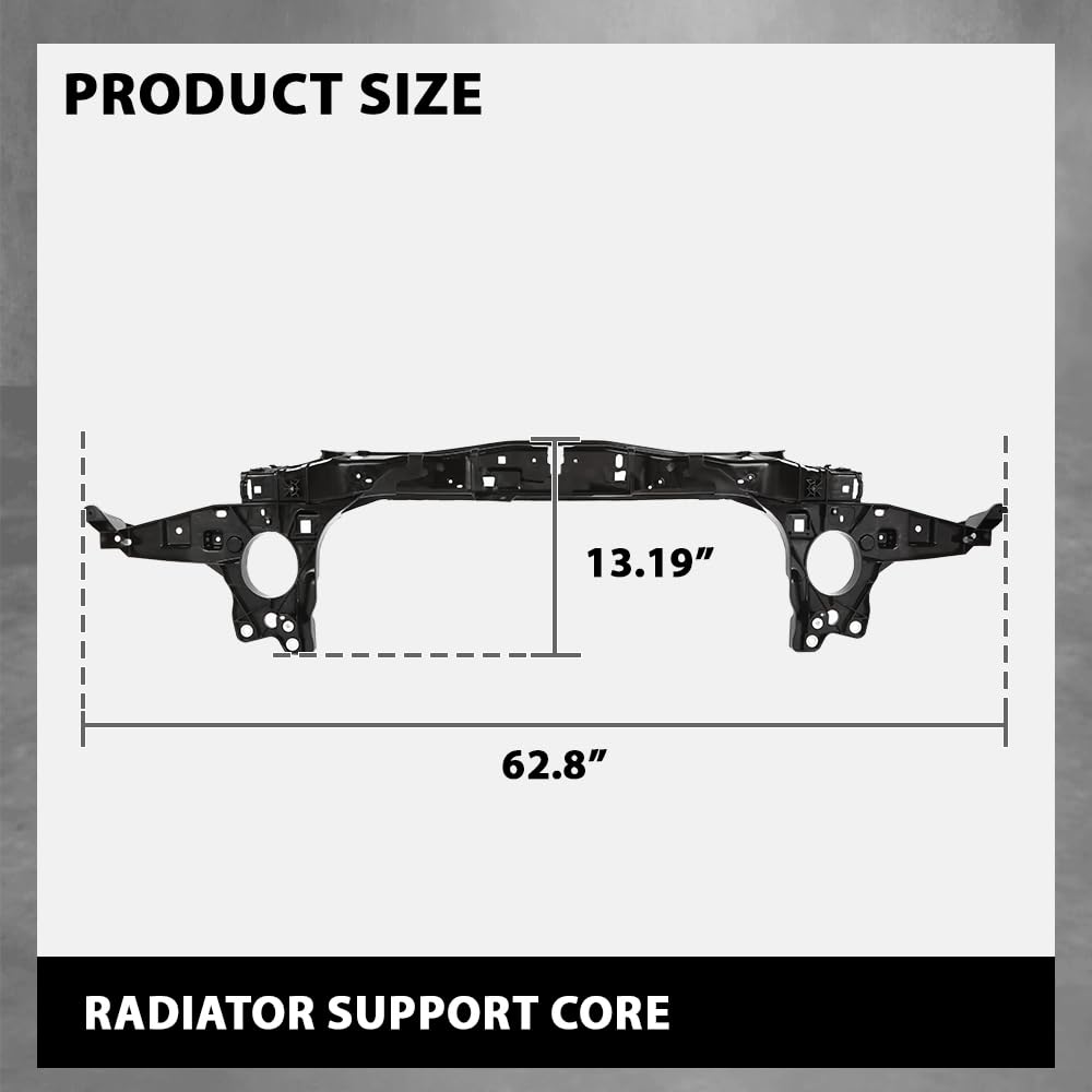 G-PLUS Upper Radiator Support Core, Compatible with Porsche Cayenne 2011-2018, 95850559402, PO1225100