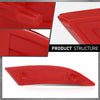 G-PLUS Rear Left Bumper Reflector, Compatible with Ford Focus S SEL Titanium 2012-2018, Driver Side, FO1184101, BM5Z13A565B