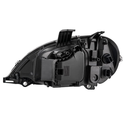 G-PLUS Headlights Assembly, Compatible with 1996-2004 Freghtliner Columbia Right Bumper Headlamps, Clear Lens Chrome Housing Amber Reflector,faros delanteros
