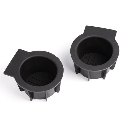 G-PLUS Center Console Cup Holder Rubber Inserts Compatible with Ford F150 2009-2014 Without Flow Through Center Console NOT Fit 2004-2008 XL/XLT/SVT/XLT