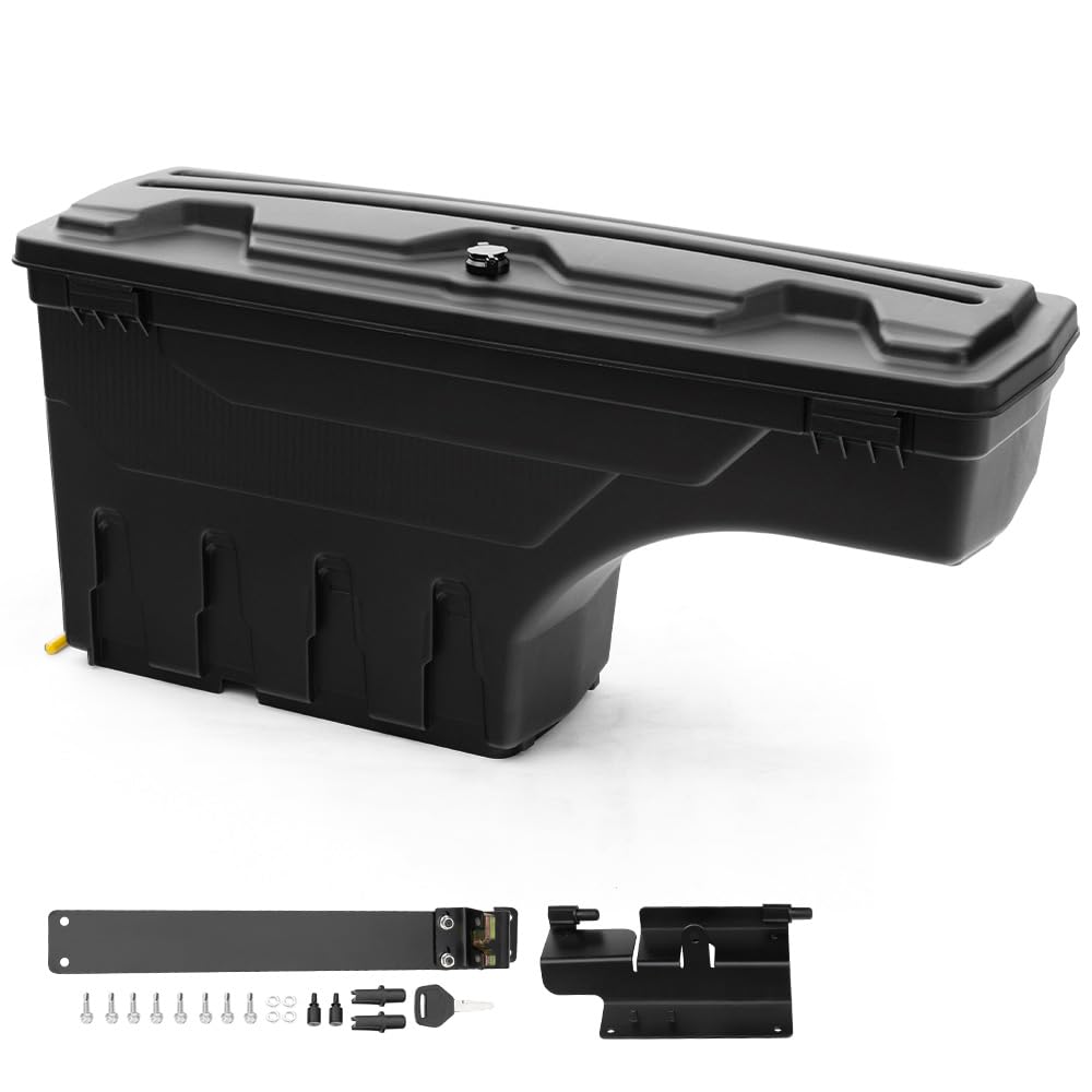 G-PLUS Rear Left Truck Bed Storage Box Toolbox Compatible with Chevy Colorado/GMC Canyon 2015-2020 Left Driver Side Truck Bed Box