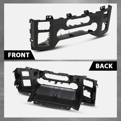 G-PLUS A/C Heater Climate Control Dash Trim Center Console Bezel Compatible with Ford F150 2021 2022 2023 Black