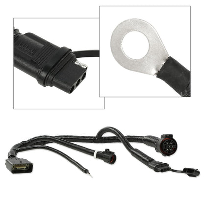 G-PLUS 7 Pin Trailer Tow Harness Compatible with Ford F150 2005-2008/ Compatible with Lincoln Mark LT 2006-2008 5L3Z13A576BA Tow Hitch Wiring Harness Connector