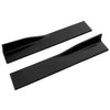 Universal 2.2 Meters / 86.6 Inch Carbon Fiber Look Side Skirt Extensions Rocker Panel Splitters Lip Kit